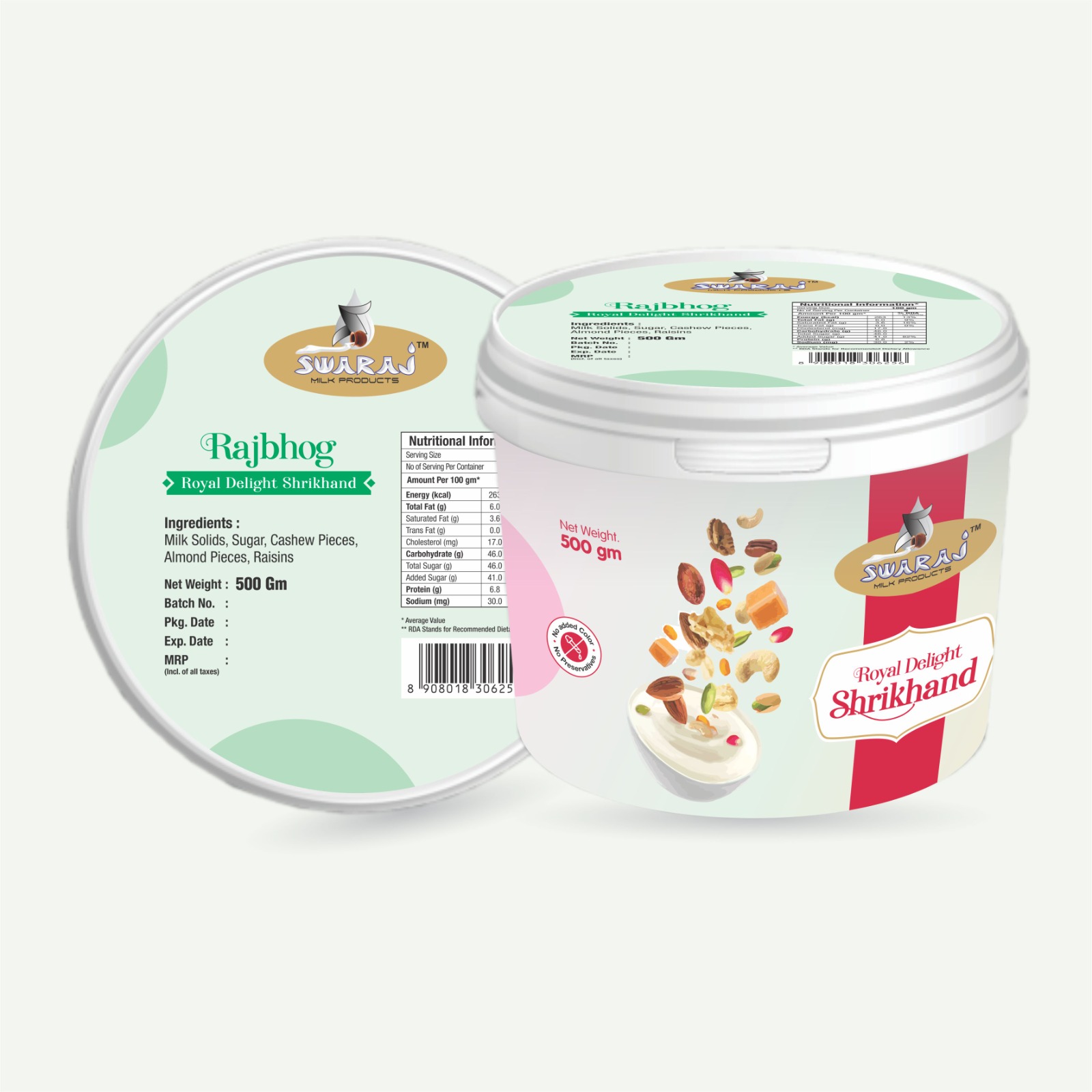 Swaraj RAJBHOG SHRIKHAND 500 GM