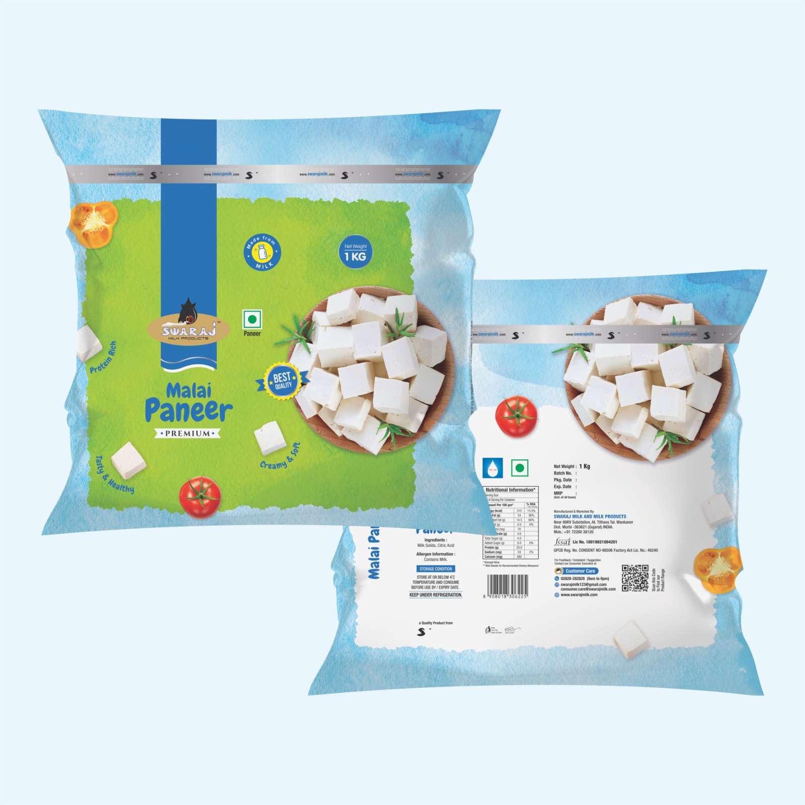 Swaraj HF PANEER 1 KG