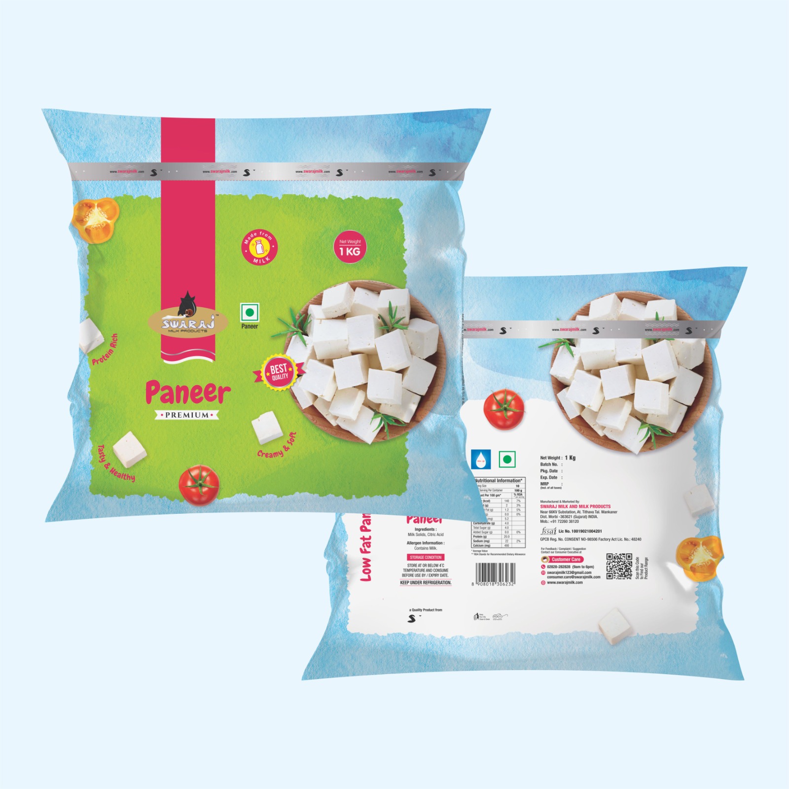 Swaraj LF PANEER 1 KG